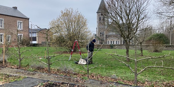 Entretien du jardin communal